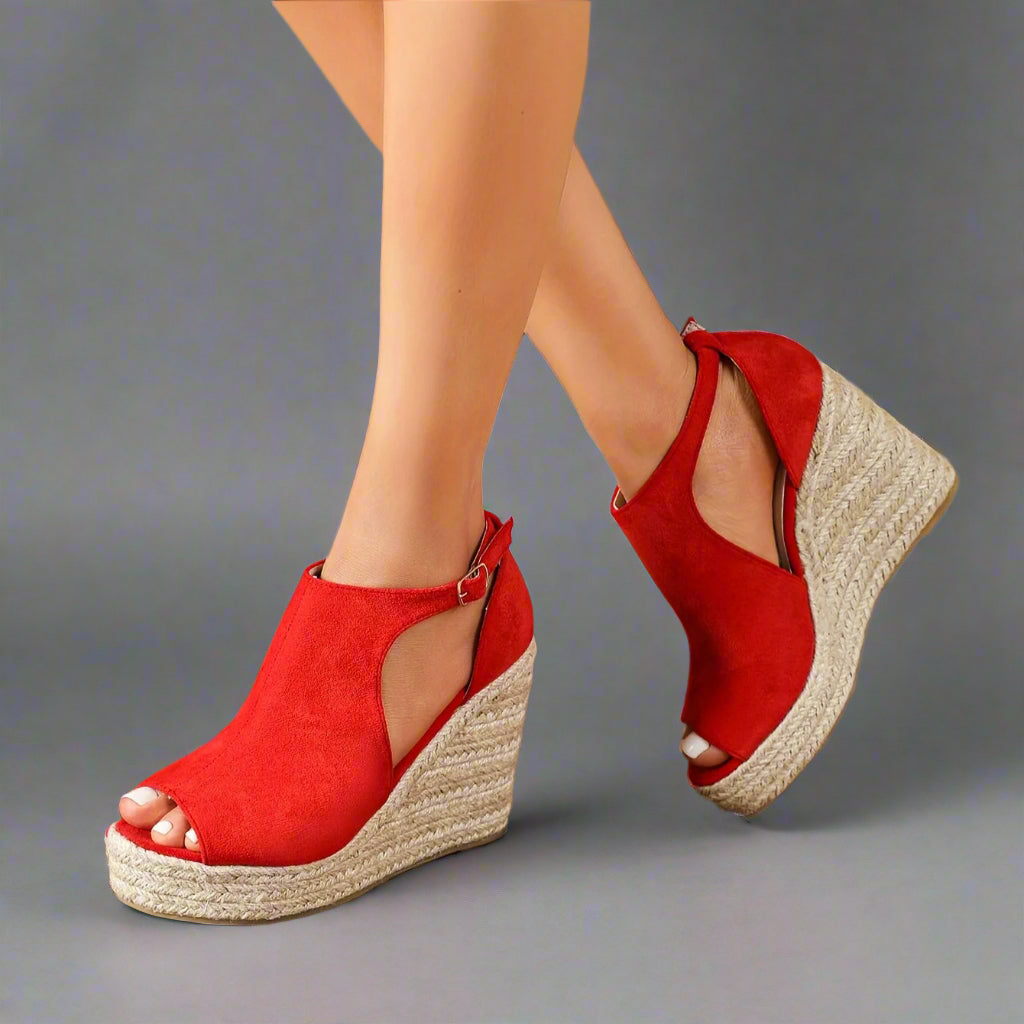 Marla | Komfortable Stretch-Sandalen mit Absatz