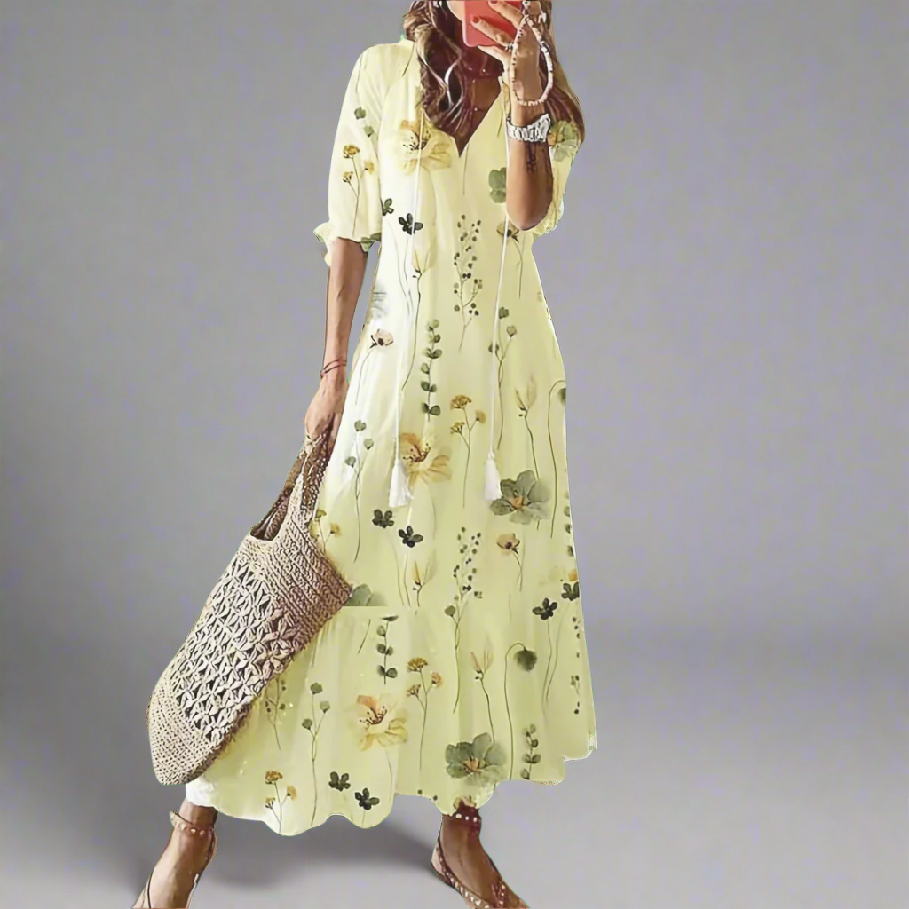 Cyratrud | Elegantes Maxikleid mit luftiger Leichtigkeit