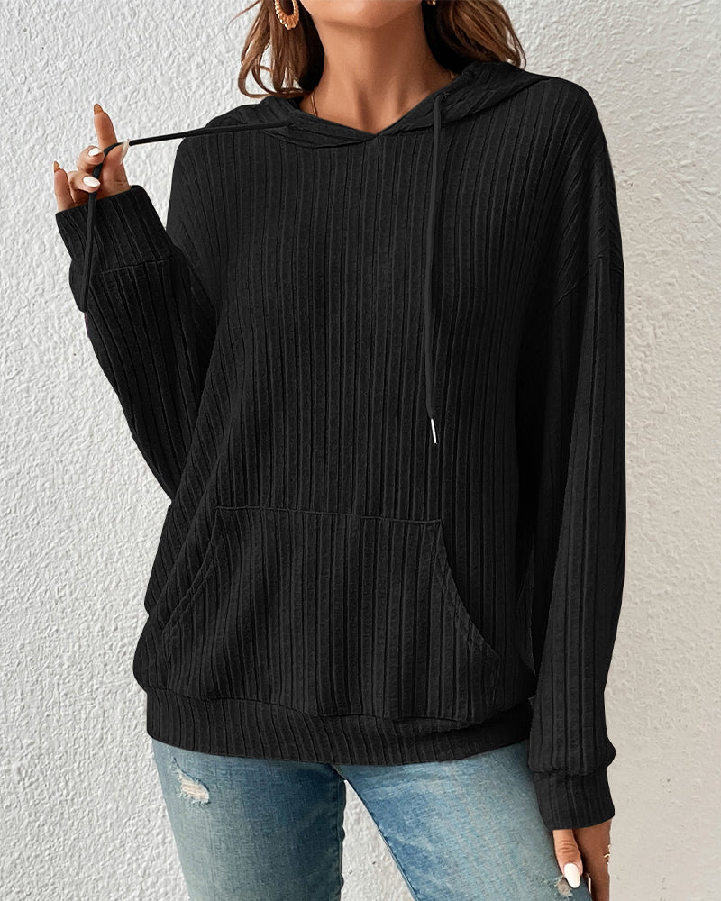 Zaira® | Enger Kapuzenpullover mit Tasche für Damen