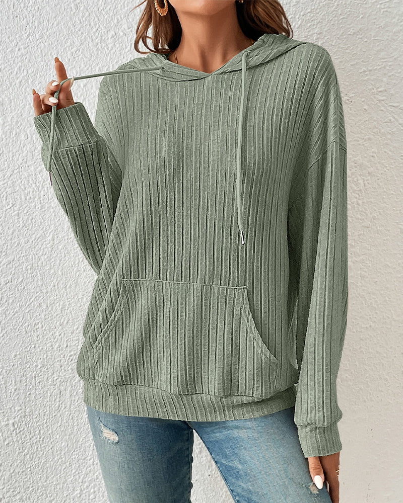 Zaira® | Enger Kapuzenpullover mit Tasche für Damen