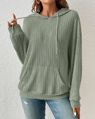 Zaira® | Enger Kapuzenpullover mit Tasche für Damen