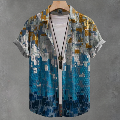 Dustin™ Lässiges Vintage Jacquardhemd