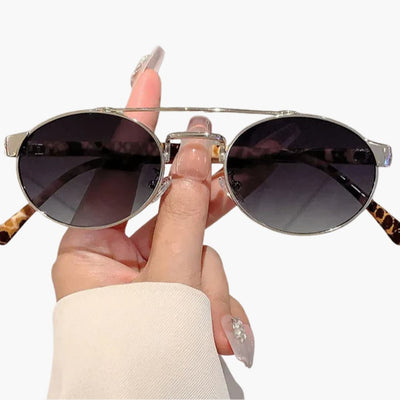 Damen Sonnenbrille mit ovalen Gläsern und UV-Schutz