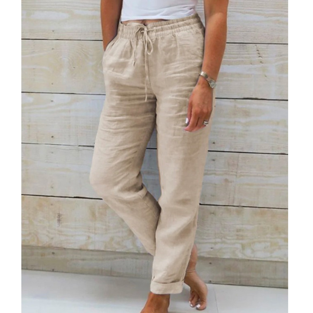 Zareen ™ |  Premium Atmungsaktive Stretch-Hosen aus Leine