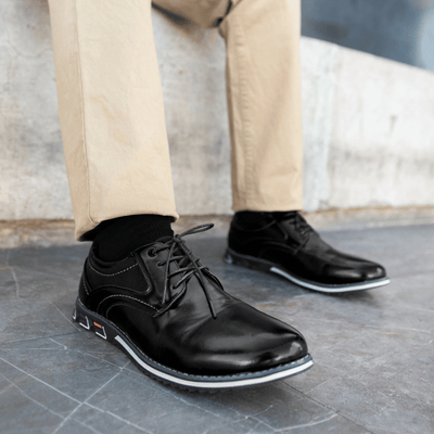 EaseStep Deluxe – Eleganter orthopädischer Lackschuh