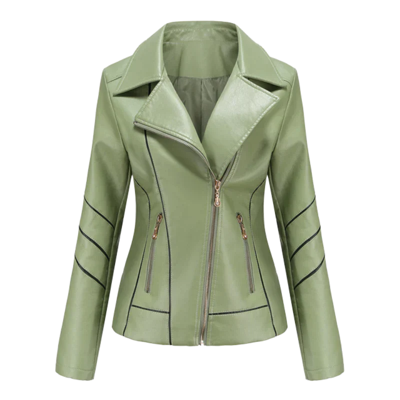 Hannie - elegante lederjacke für einen raffinierten look