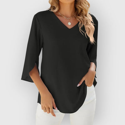 Rachel | Bluse mit V-Ausschnitt
