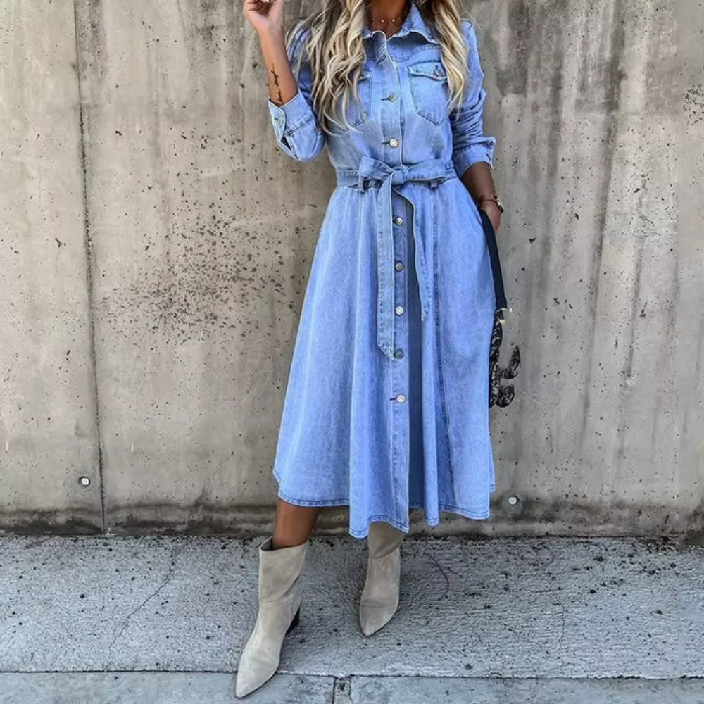 Romane - Lässiges Kleid aus Denim