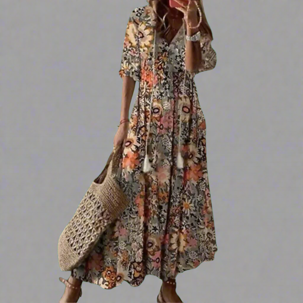 Cyratrud | Elegantes Maxikleid mit luftiger Leichtigkeit