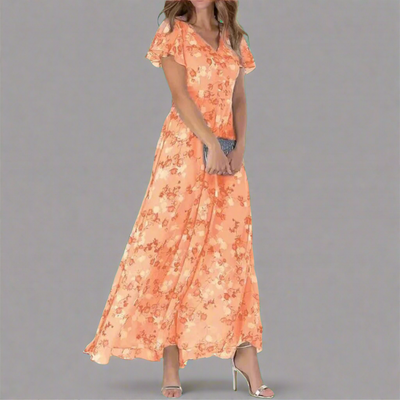 Dahlia | Elegantes Langarmkleid mit Glamour