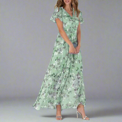 Dahlia | Elegantes Langarmkleid mit Glamour