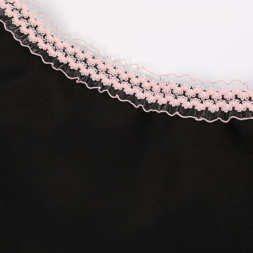 Besticktes Dirndl Kleid mit Satinband für Damen - Oktoberfest 2025