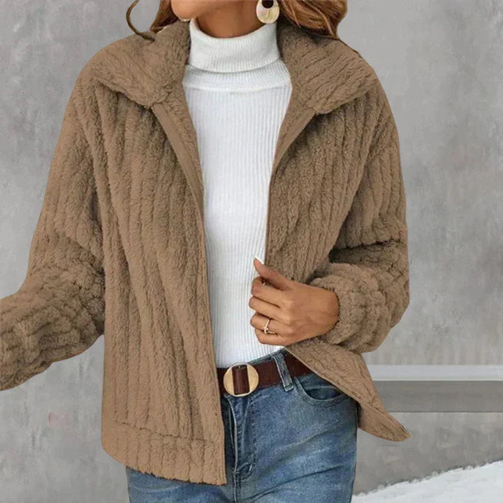Dyana - gemütliche und stylische fleecejacke für damen