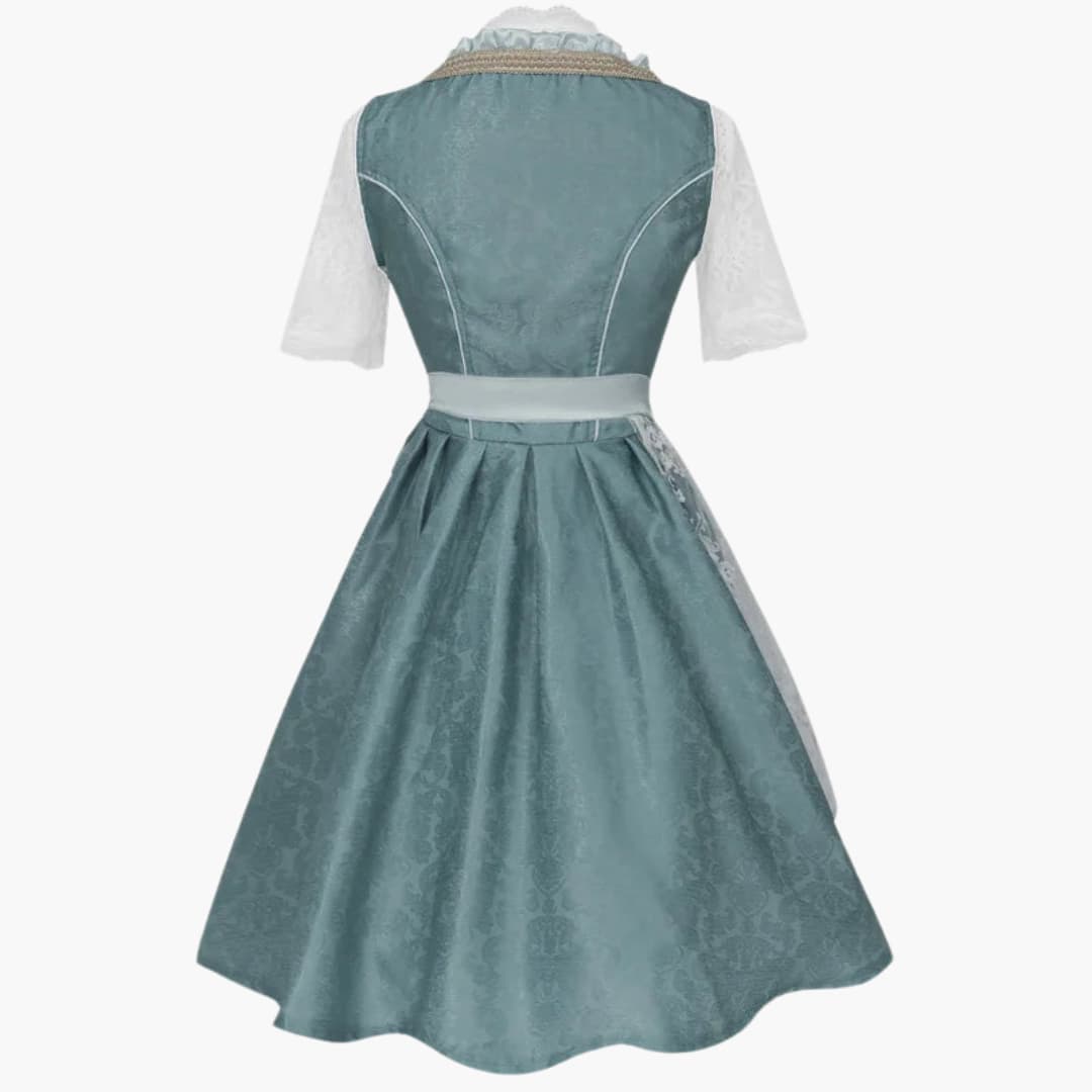 Spitzen-Dirndl kleid mit Bluse für Damen - Oktoberfest 2025