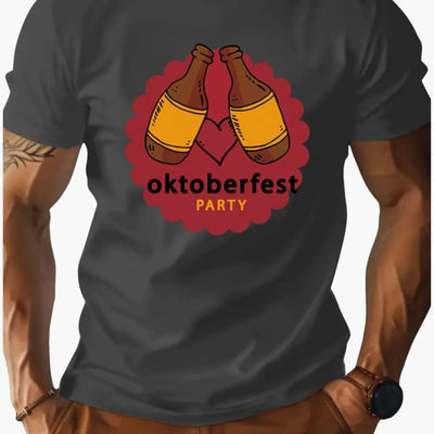 Bedrucktes T-Shirt für Herren - Oktoberfest 2025