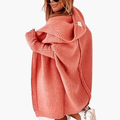 Strick Cardigan mit Kapuze für Damen