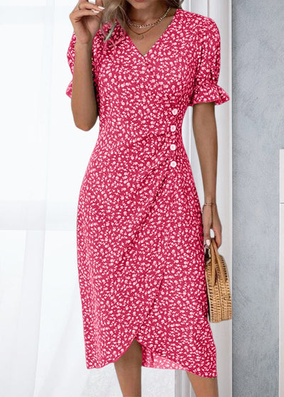 Sophie - Elegantes und Bequemes Blumenkleid