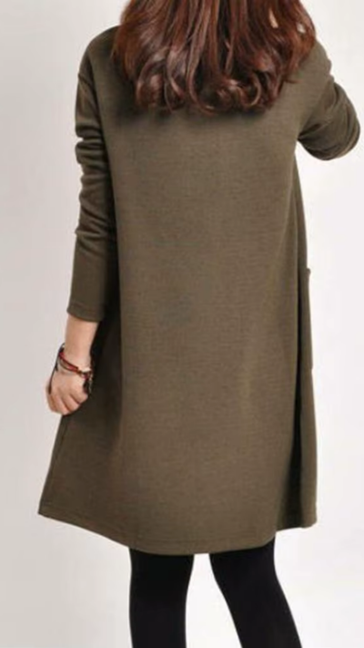 Summer - Lässiges Jerseykleid mit Tasche