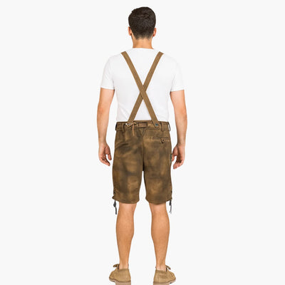 Bestickte Trachtenhose mit Hosenträgern für Herren - Oktoberfest 2025