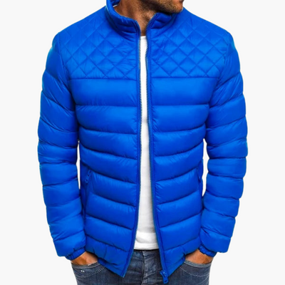 Elegante Steppjacke - Herren Winterjacke mit Reißverschluss