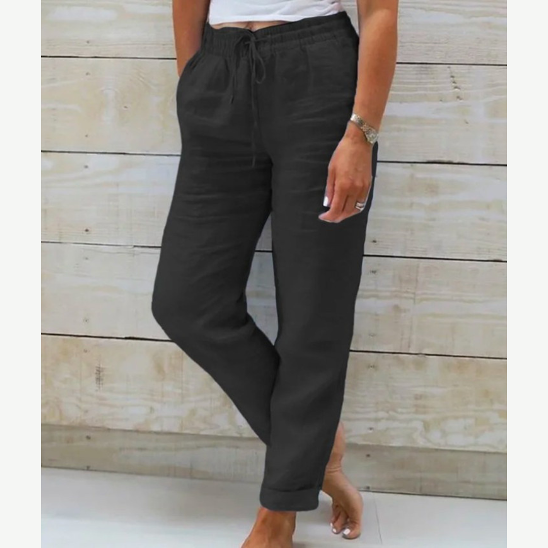 Zareen ™ |  Premium Atmungsaktive Stretch-Hosen aus Leine