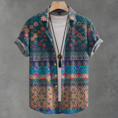 Dustin™ Lässiges Vintage Jacquardhemd