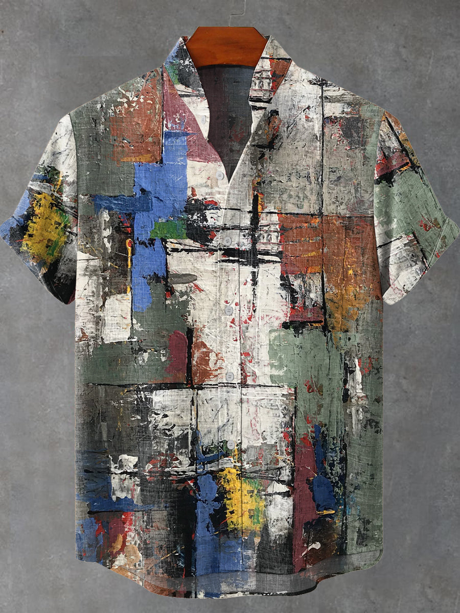 Finley™ | Buntes Statement-Hemd in Gemälde-Optik