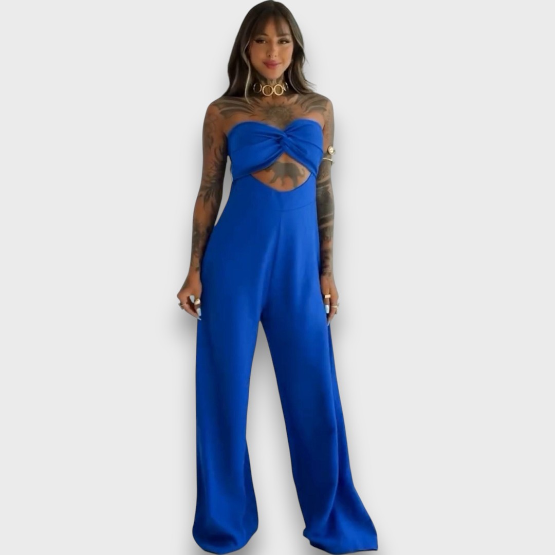 Salome – Jumpsuit mit Cut-out und Rückendetail