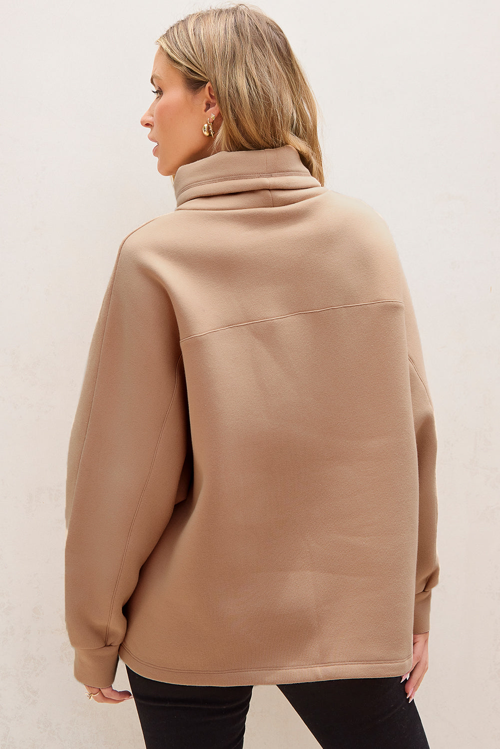 Keira® | Rollkragenpullover mit Kordelzug und Ärmeln