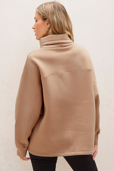 Keira® | Rollkragenpullover mit Kordelzug und Ärmeln