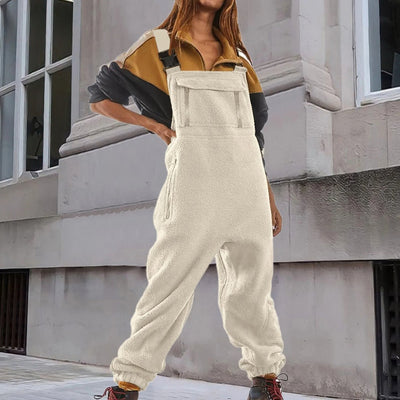 Lanamarie | Verstellbarer Cord-Fleece-Jumpsuit