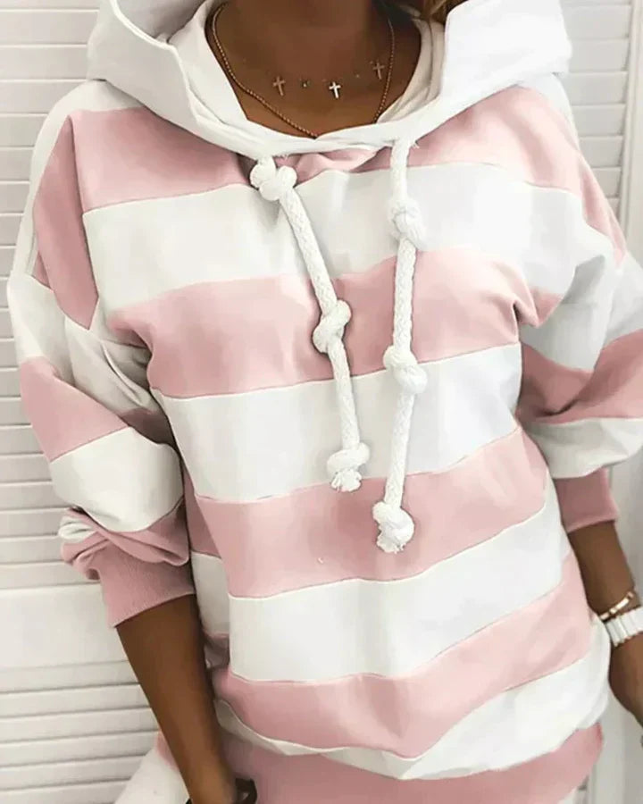 Haydée® | Modernes, lässiges gestreiftes Sweatshirt – ideal für Herbst/Winter