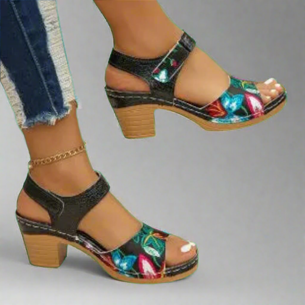 Marisa | Handcrafted Premium Peep-Toe Sandals