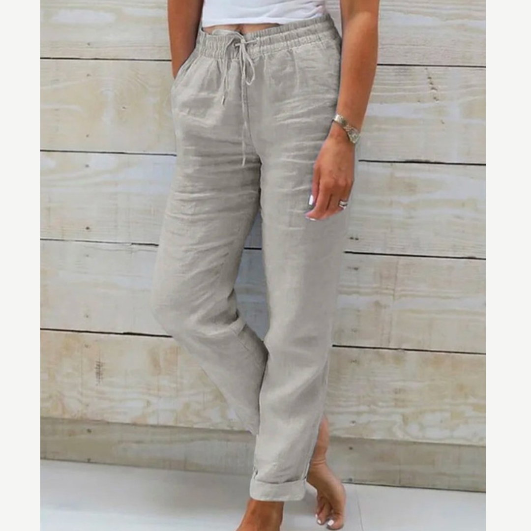 Zareen ™ |  Premium Atmungsaktive Stretch-Hosen aus Leine