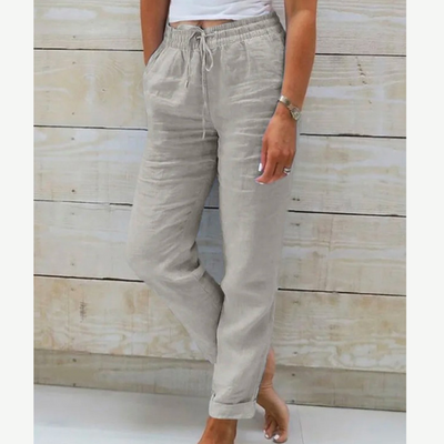 Zareen ™ |  Premium Atmungsaktive Stretch-Hosen aus Leine