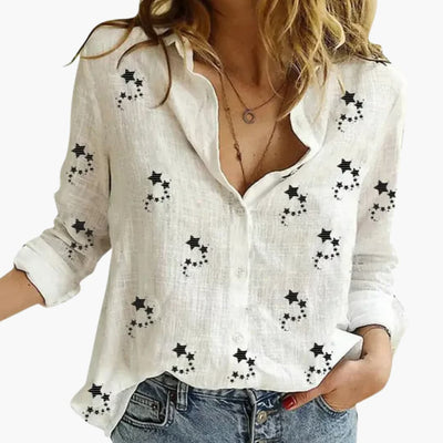 Elegante Bluse mit Blumenmuster für Damen - Stilvoll & Vielseitig