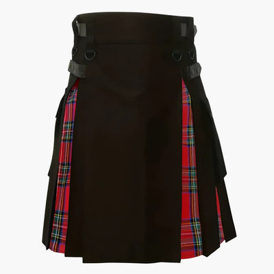 Asymmetrischer Falten-Kiltrock für Damen - Oktoberfest 2025