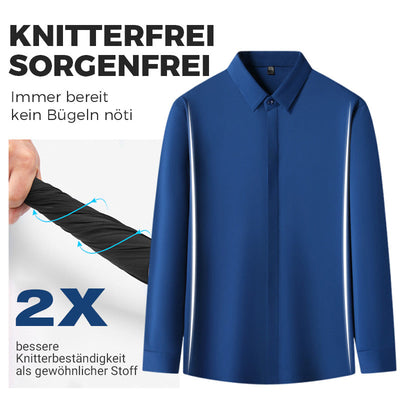 Elias™ | Knitterfreies Stretch-Hemd für Alltag & Büro