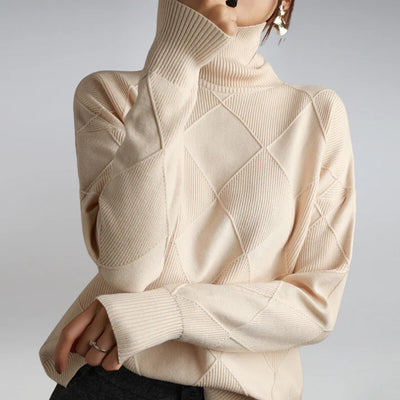 Eleganter Rollkragenpullover