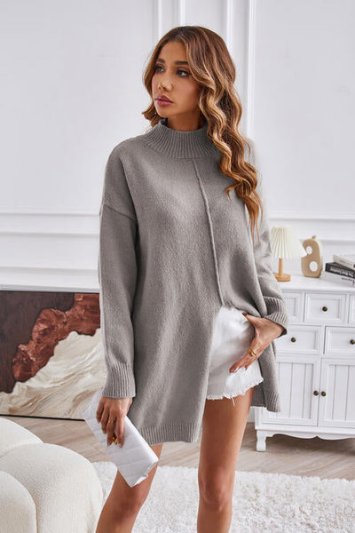 Trendiger Rundhals-Pullover für Damen