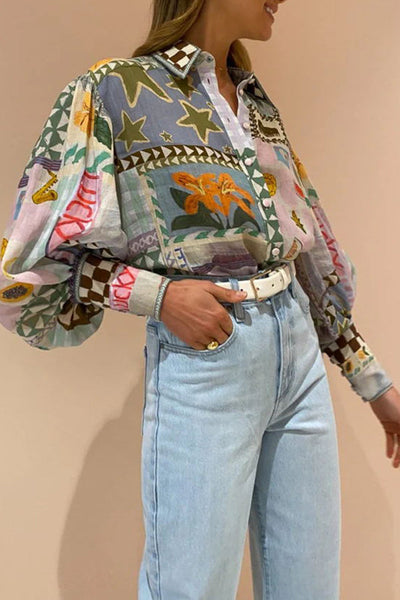 Imogen™ - Shirt mit Ballonärmeln