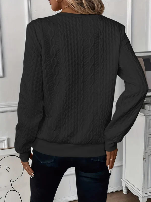 Amy Pullover mit Reißverschluss