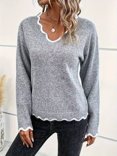 Coleen – Langärmeliger Strickpullover