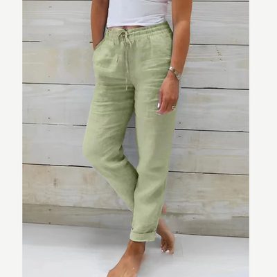 Zareen ™ |  Premium Atmungsaktive Stretch-Hosen aus Leine
