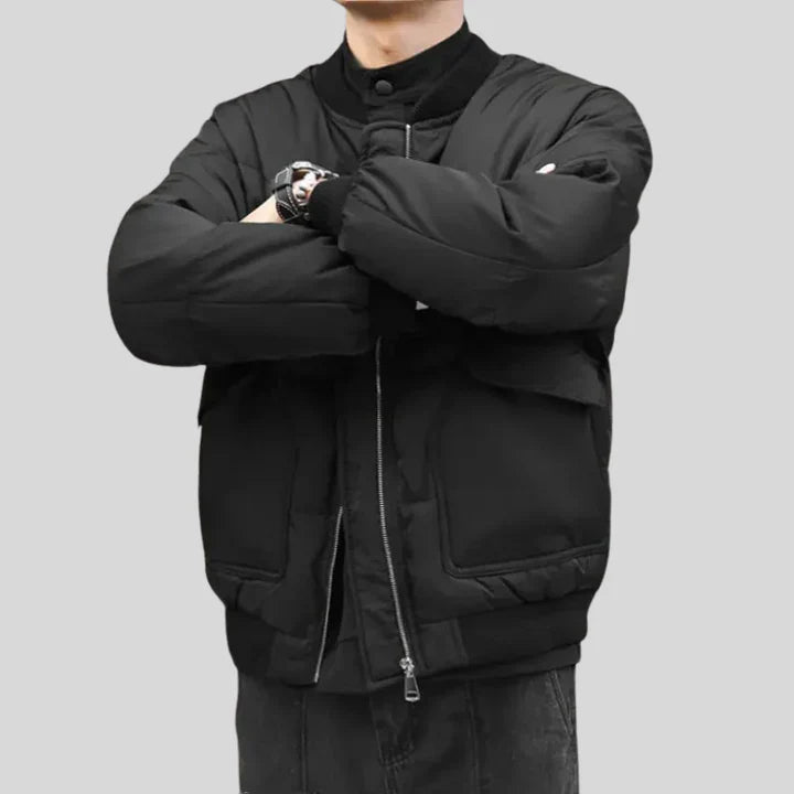 Vincenzo Gesteppte Bomberjacke