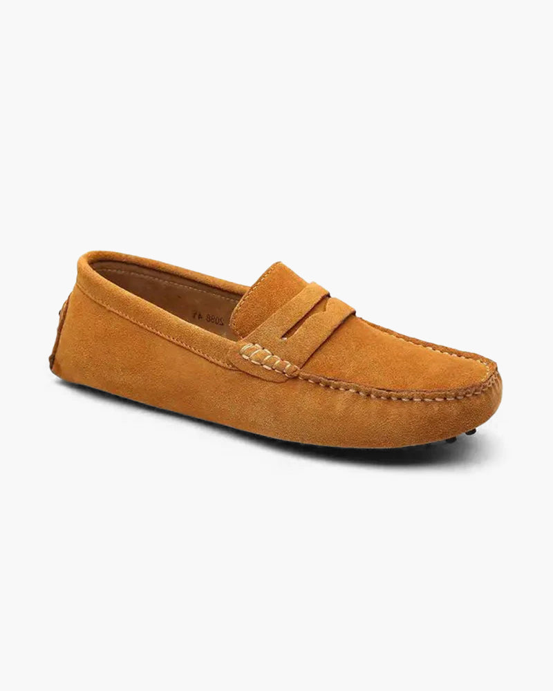 Matthew | Old Money Slip on Herren Wildleder Mokassin
