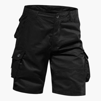 Herren Sommer Cargo Shorts mit Taschen und knielangem Schnitt