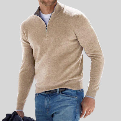 Steven | Warmer Winterpullover mit Reißverschluss