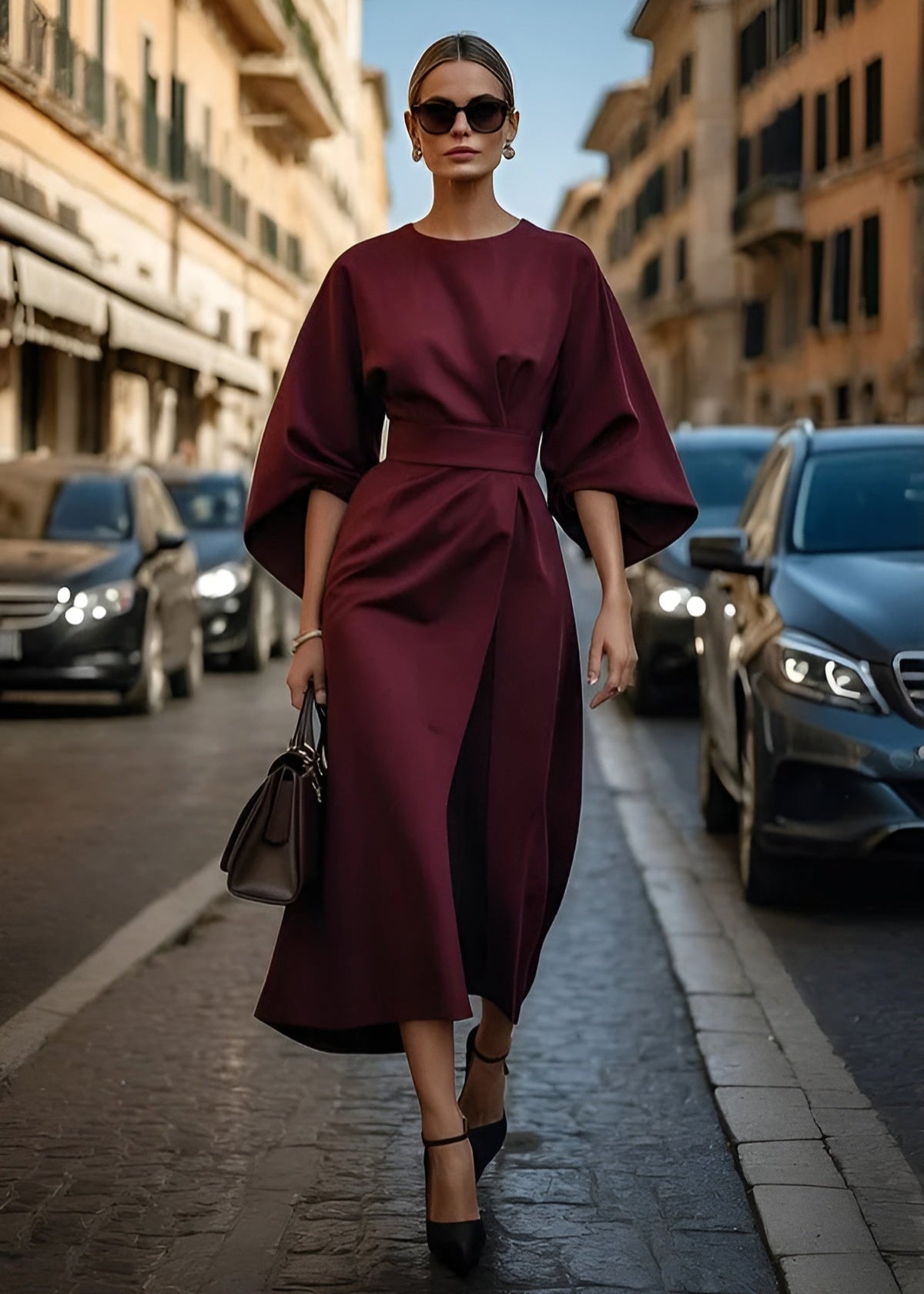 Victoria - Das Eleganteste Kleid mit Ärmeln