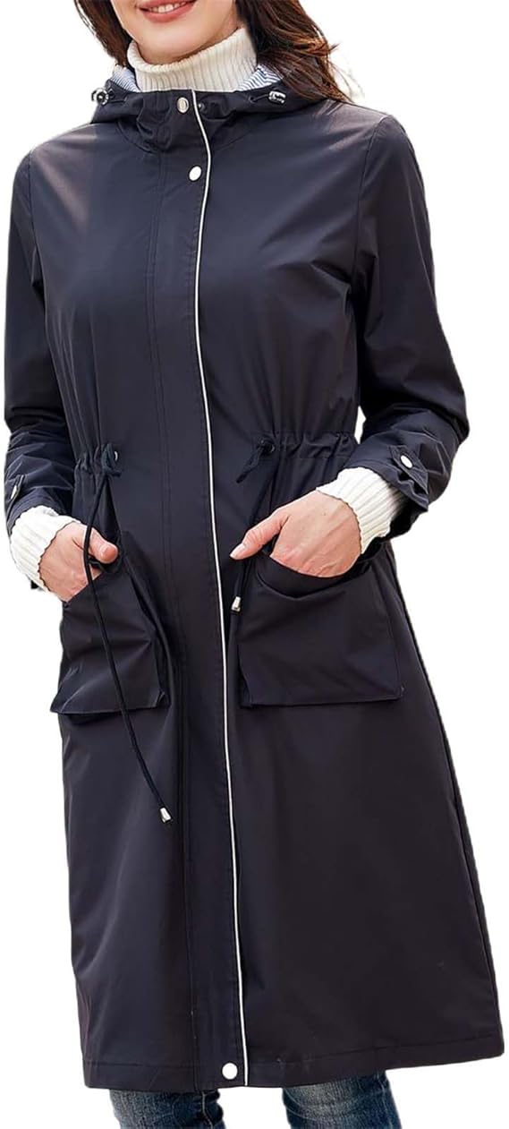 Ivanna® | Lauren Herbst-lange Windjacke für Damen